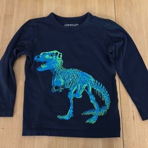 Crewcuts navy dinosaur jersey